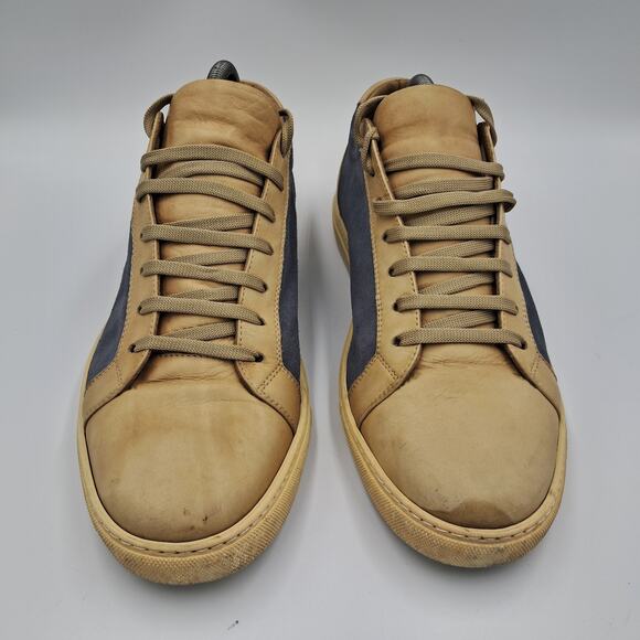 Size 7 - Boggi Milano Panelled Trainers Lace Up Sneakers Casual Designer Shoes main image 5